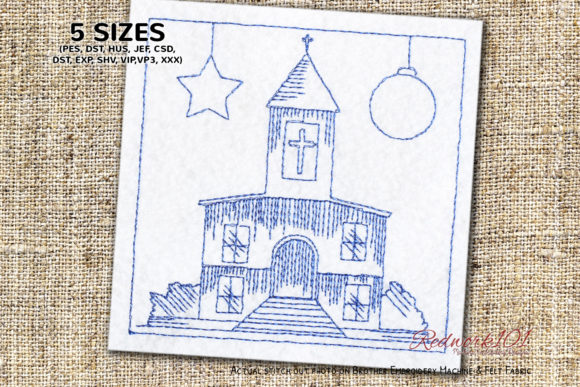 A Designer's Review of Old Church Machine Embroidery