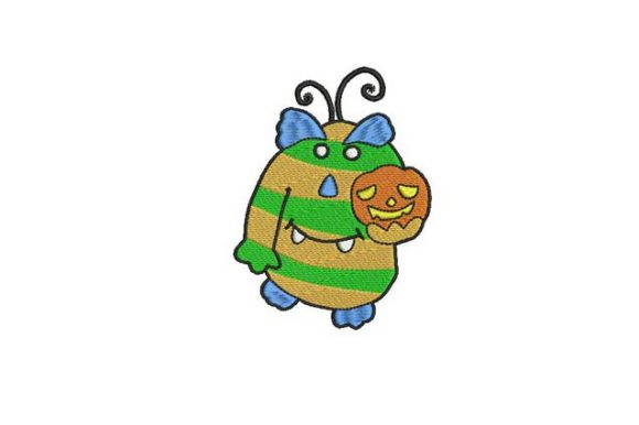 A Designer's Review of Strippy Trick or Treat Halloween Embroidery