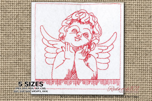 A Real-World Look at the Baby Angel Machine Embroidery Design