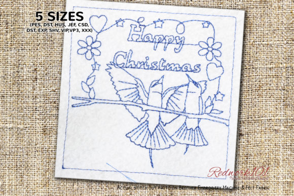 A Review of the Happy Christmas Bird Embroidery Design