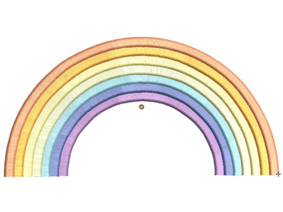 An Embroidery Seller's Review of the Simple Rainbow Design