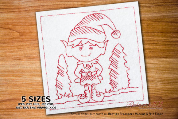 Boy Elf Cartoon Bluework for Business Branding