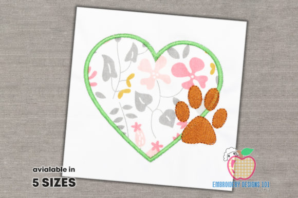 Design of Heart with the Paw Footprint: A Cozy Gift Design Review