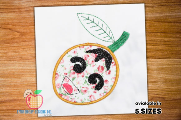 Testing the Chick Outline Applique Embroidery Design