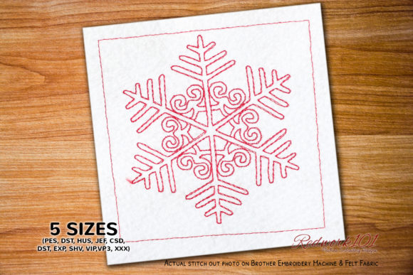 Winter Snowflake: A Business-Focused Embroidery Design Review